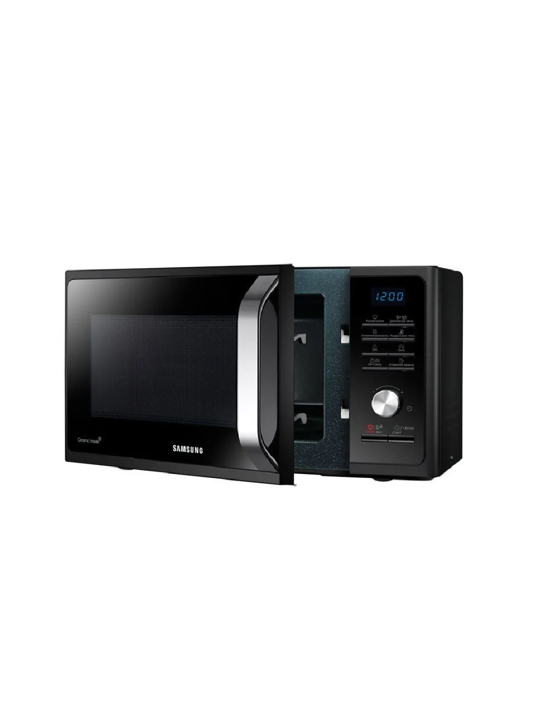 Микроволновая печь Samsung MG23K3515AK/BW, 800Вт, 23л, черный