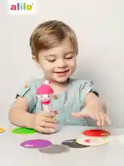 Розовый интерактивная музыкальная игрушка Малышарик Нюшенька alilo R1