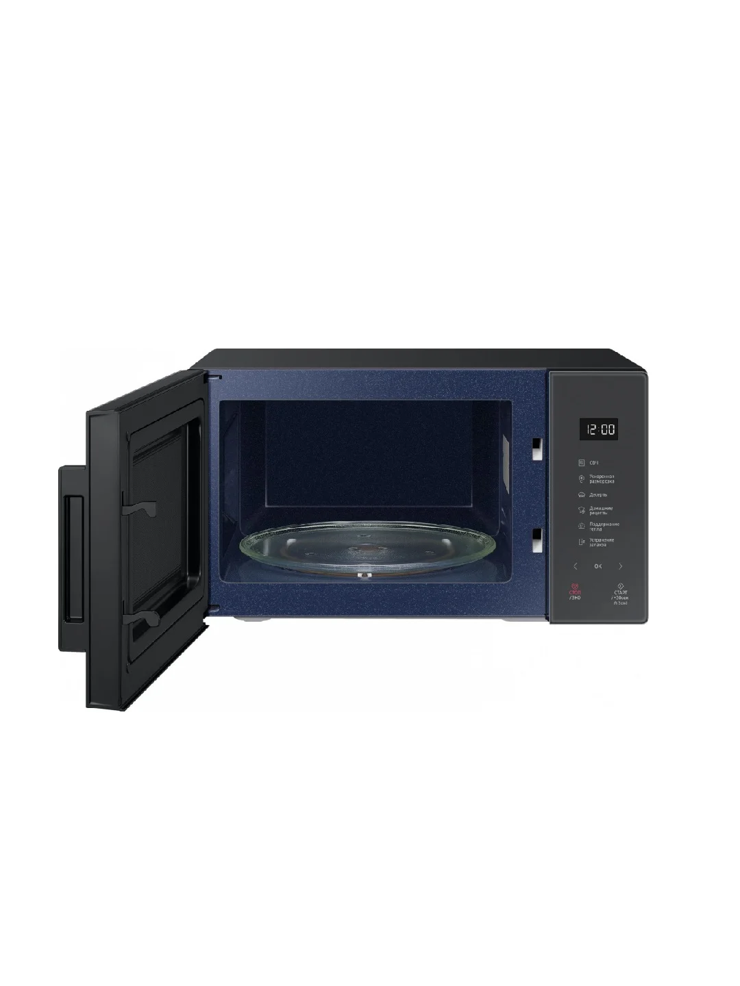 Микроволновая печь Samsung MS23T5018AC/BW, 800Вт, 23 л, антрацит
