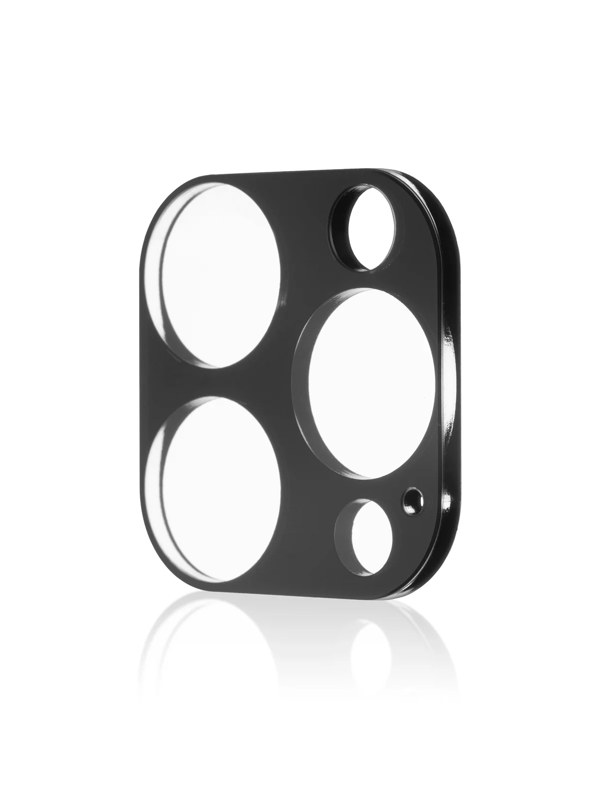 Черный 1-2 шт стекло на камеру для iPhone 16 Pro, Max защитное ROSCO, закаленное, прозрачное
