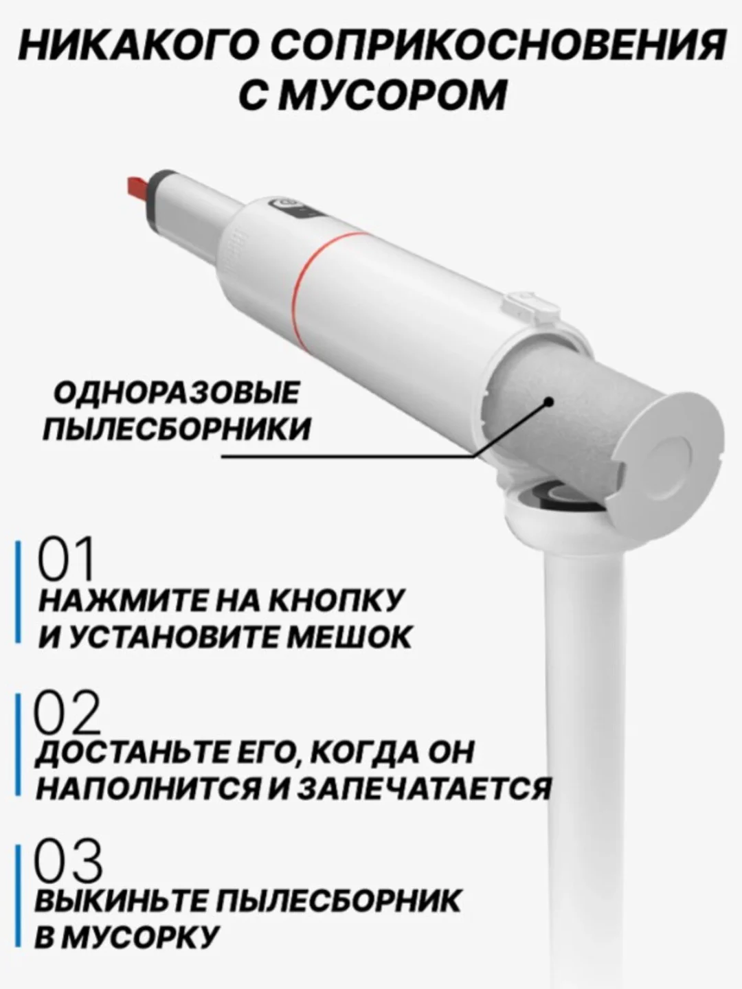Белый пылесос вертикальный беспроводной Xiaomi Lydsto Handheld Vacuum Cleaner H3 White