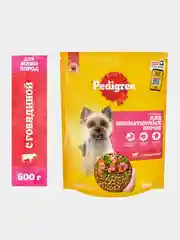 Сухой корм PEDIGREE® для собак миниатюрных пород, с говядиной, 600г