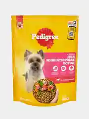Сухой корм PEDIGREE® для собак миниатюрных пород, с говядиной, 600г