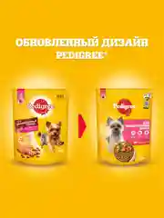 Сухой корм PEDIGREE® для собак миниатюрных пород, с говядиной, 600г