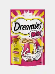 Лакомство Dreamies™ для взрослых кошек с говядиной и сыром «MIX (Микс) говядина, сыр», 60г