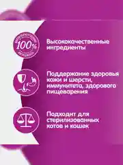 Сухой корм WHISKAS® для кошек «Подушечки с паштетом, Аппетитный обед с говядиной», 13.8кг