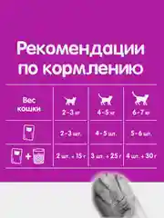Влажный корм WHISKAS® для кошек, желе с говядиной и кроликом, 28 шт по 75г