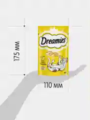 Лакомство для кошек Dreamies подушечки с сыром, 60г