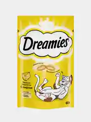Лакомство для кошек Dreamies подушечки с сыром, 60г