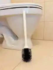 Белый ерш туалетный, ершик для унитаза