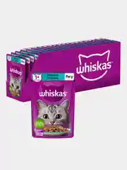Влажный корм WHISKAS® для кошек, рагу с индейкой и кроликом, 28 шт по 75г