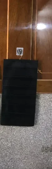 Черный подвесной органайзер для нижнего белья, мелочей в шкаф, на стену