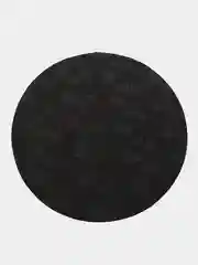 Угольный ковёр круглый