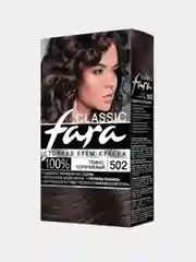 Крем-краска для волос Fara classic, 502 Тёмно-коричневый