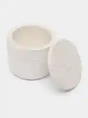 Белый шкатулка Шагрень