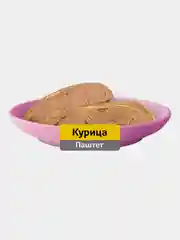 Влажный корм WHISKAS® для котят от 1 до 12 месяцев, паштет с курицей, 28 шт по 75г