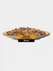Влажный корм WHISKAS® для кошек, желе с курицей и индейкой, 28 шт по 75г