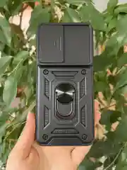Черный чехол противоударный armors для Honor 90 Lite / Хонор 90 Лайт с защитой камеры