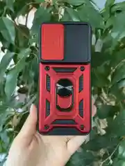 Красный чехол противоударный armors для Honor 90 Lite / Хонор 90 Лайт с защитой камеры