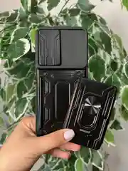 Темно-синий чехол противоударный armors для Honor 90 Lite / Хонор 90 Лайт с защитой камеры