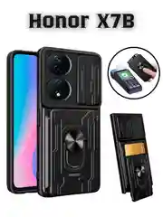 Хром чехол противоударный armors для Honor X7B / Хонор Х7В с защитой камеры