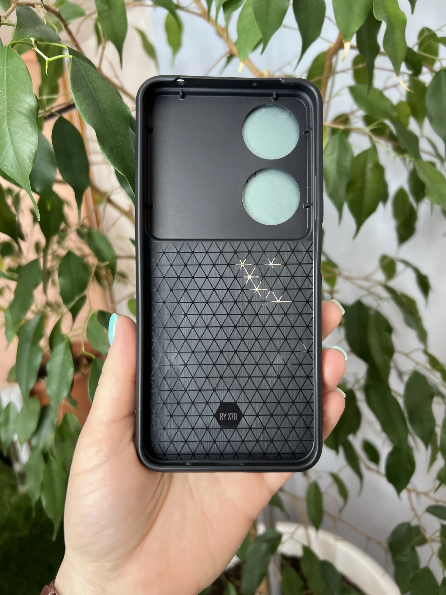 Зеленый чехол противоударный armors для Honor X7B / Хонор Х7В с защитой камеры