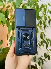 Темно-синий чехол противоударный armors для Honor X7B / Хонор Х7В с защитой камеры