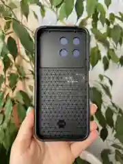 Темно-синий чехол противоударный armors для Honor X8B / Хонор Х8В с защитой камеры