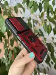 Красный чехол противоударный armors для Honor X8B / Хонор Х8В с защитой камеры