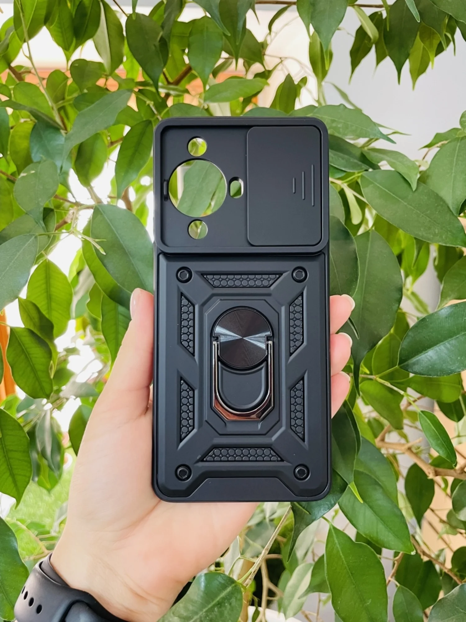 Черный чехол противоударный armors для Huawei Nova 11 и Huawei Nova 12s