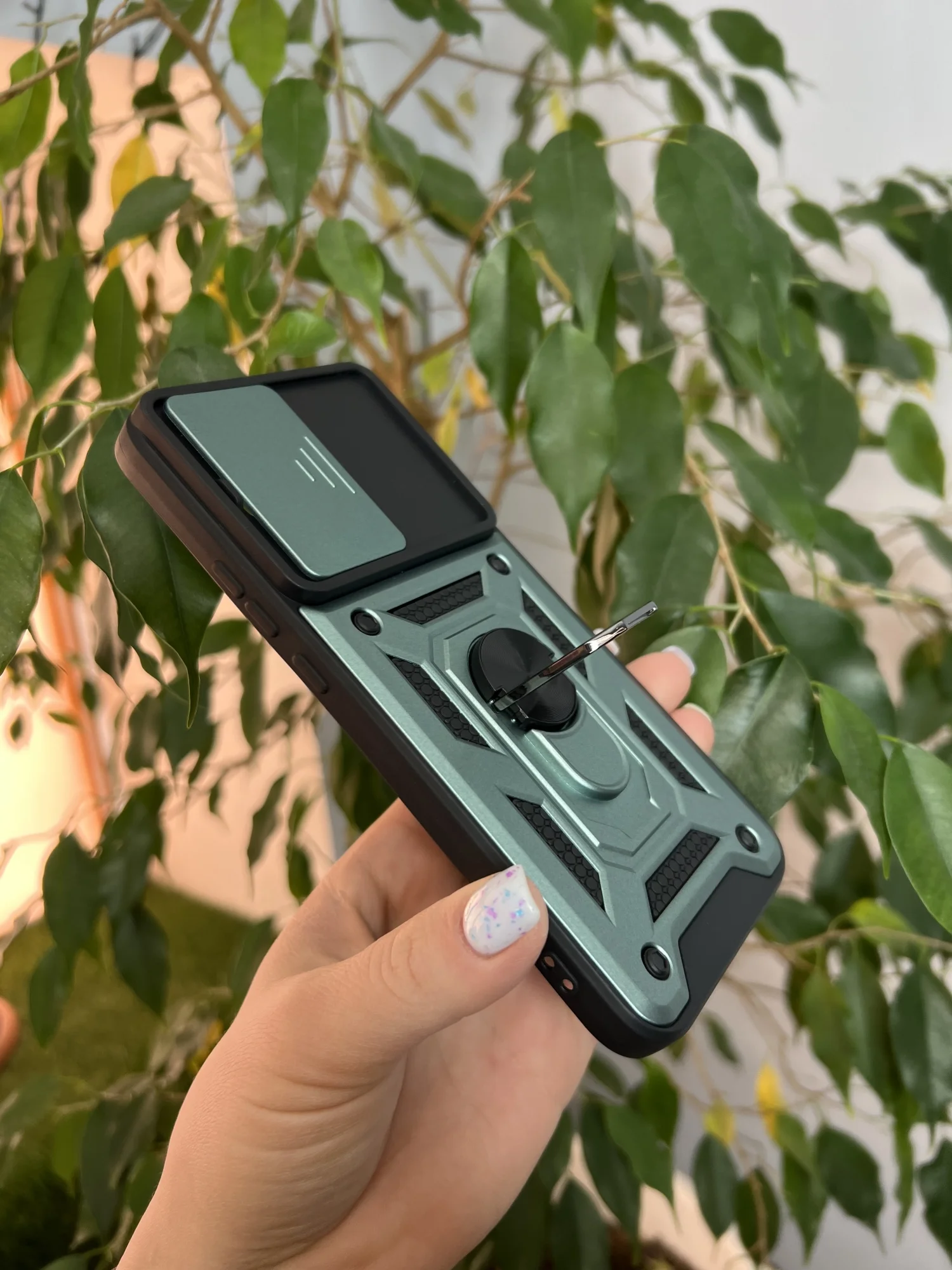 Зеленый чехол противоударный armors для Huawei Nova 11 и Huawei Nova 12s