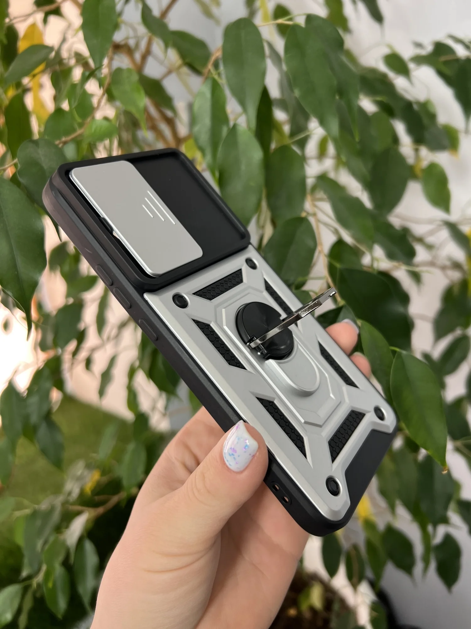 Серебряный чехол противоударный armors для Huawei Nova 11 и Huawei Nova 12s