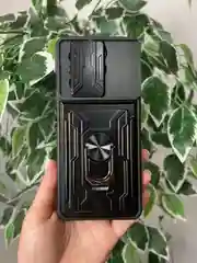 Темно-синий чехол противоударный для Infinix Hot 40 и 40 Pro/Инфиникс Хот 40 и 40 Про с защитой камеры