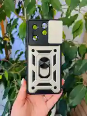Золотой чехол противоударный для Infinix Hot 40 и 40 Pro/Инфиникс Хот 40 и 40 Про с защитой камеры
