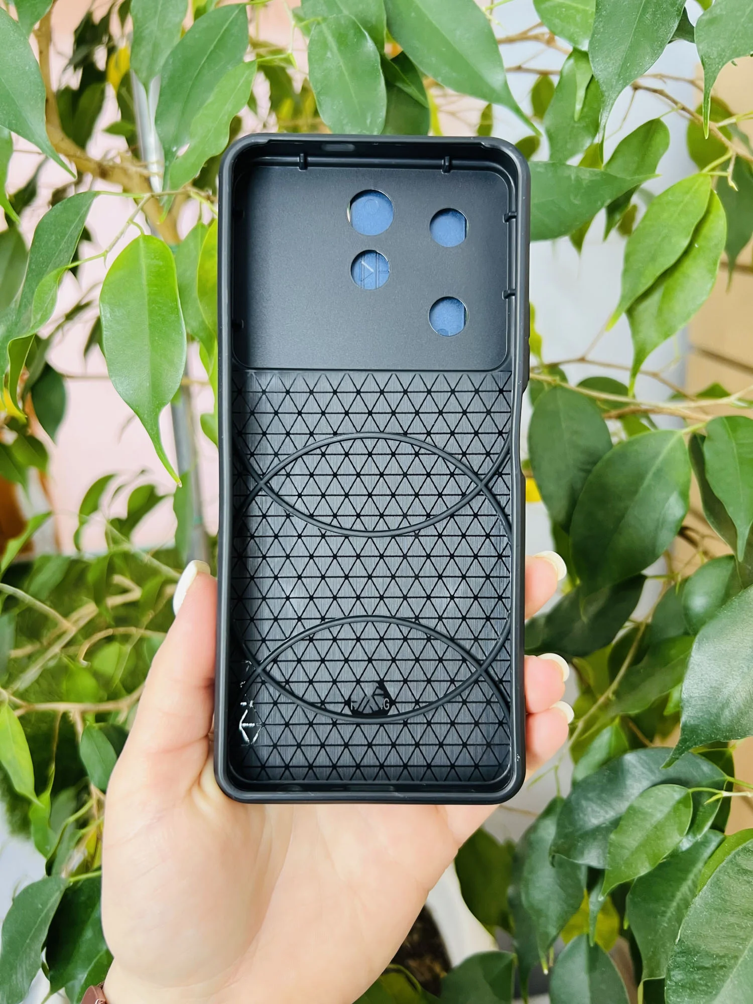 Темно-синий чехол противоударный для Infinix Hot 40 и 40 Pro/Инфиникс Хот 40 и 40 Про с защитой камеры