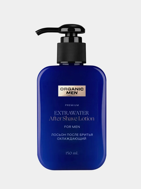 Охлаждающий лосьон после бритья Organic Men ExtraWater, 150 мл