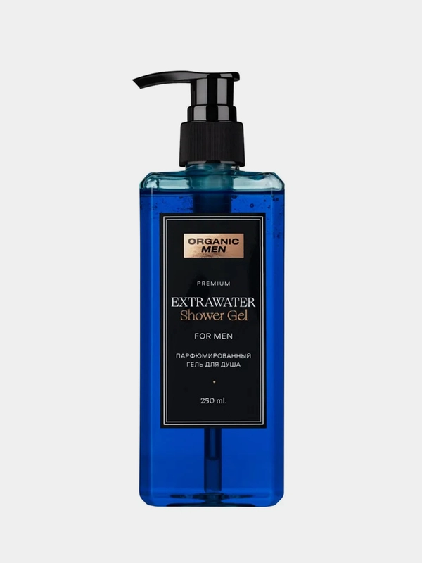 Парфюмированный гель для душа Organic Men ExtraWater, 250 мл