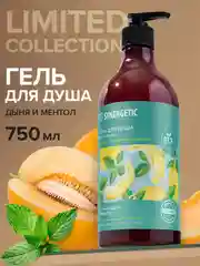 Гель для душа SYNERGETIC "Сочная дыня и ментол", 750 мл