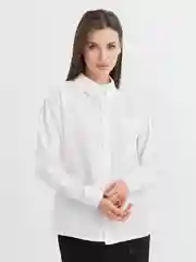 Белый рубашка женская, белая, оверсайз, блузка классическая