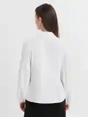 Молочный рубашка, блузка женская базовая