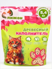 Древесный наполнитель для кошачьего туалета "Пижон"