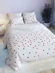 Комплект постельного белья, 1,5-сп, перкаль, Любовь