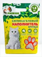 Силикагелевый наполнитель для кошачьего туалета "Пижон"