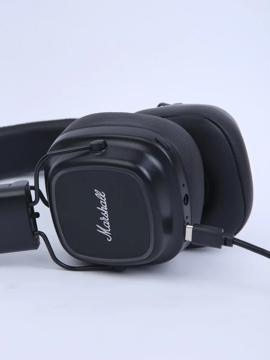 Черный беспроводные полноразмерные наушники, Bluetooth, микрофон,подсветка