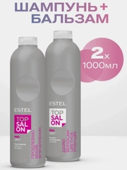 ESTEL TOP SALON PRO.ЦВЕТ Комплект Мицеллярный шампунь 1000 мл+ Бальзам-кондиционер 1000 мл