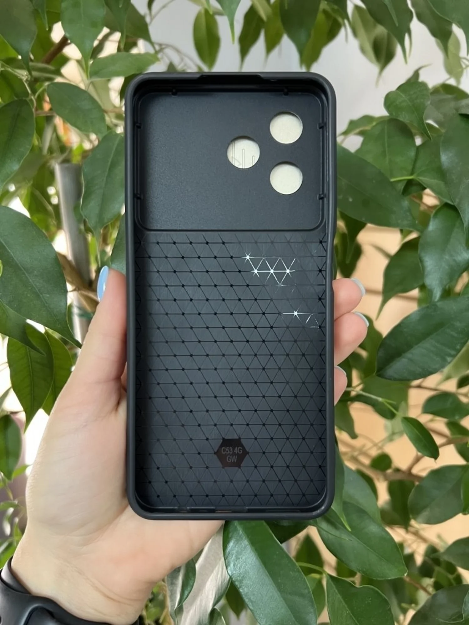 Золотой чехол противоударный armors для Realme C51 и Realme C53 и Realme Note 50