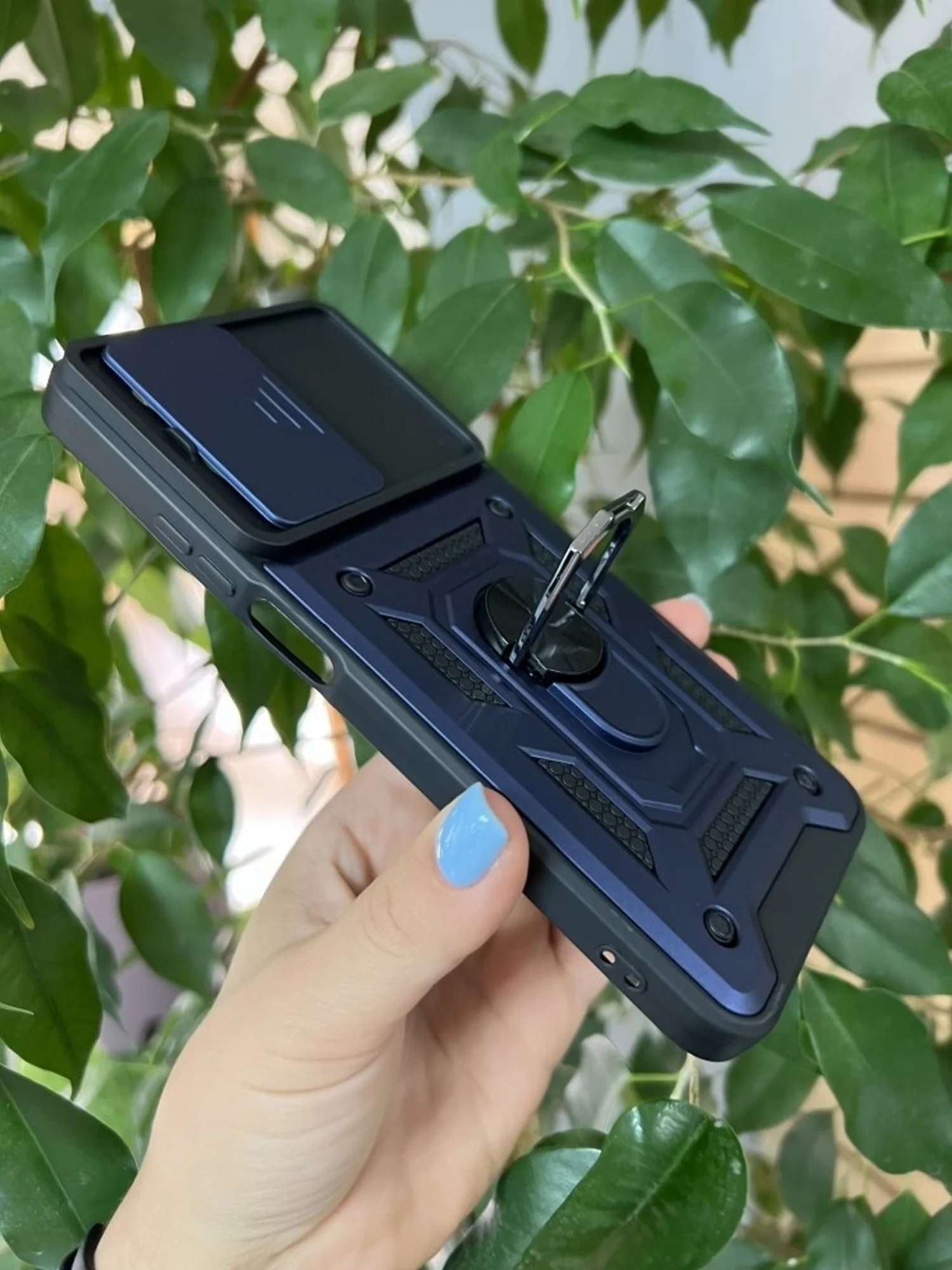 Темно-синий чехол противоударный armors для Realme C51 и Realme C53 и Realme Note 50