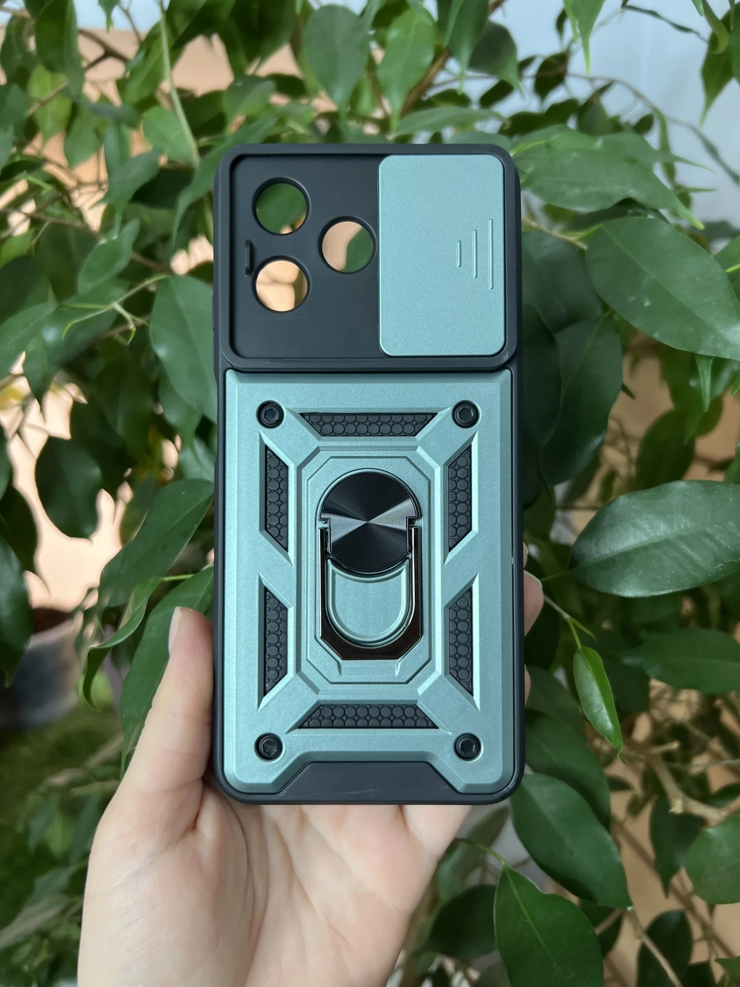Зеленый чехол противоударный armors для Realme C51 и Realme C53 и Realme Note 50