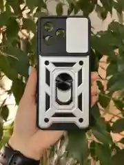 Серебряный чехол противоударный armors для Realme C51 и Realme C53 и Realme Note 50