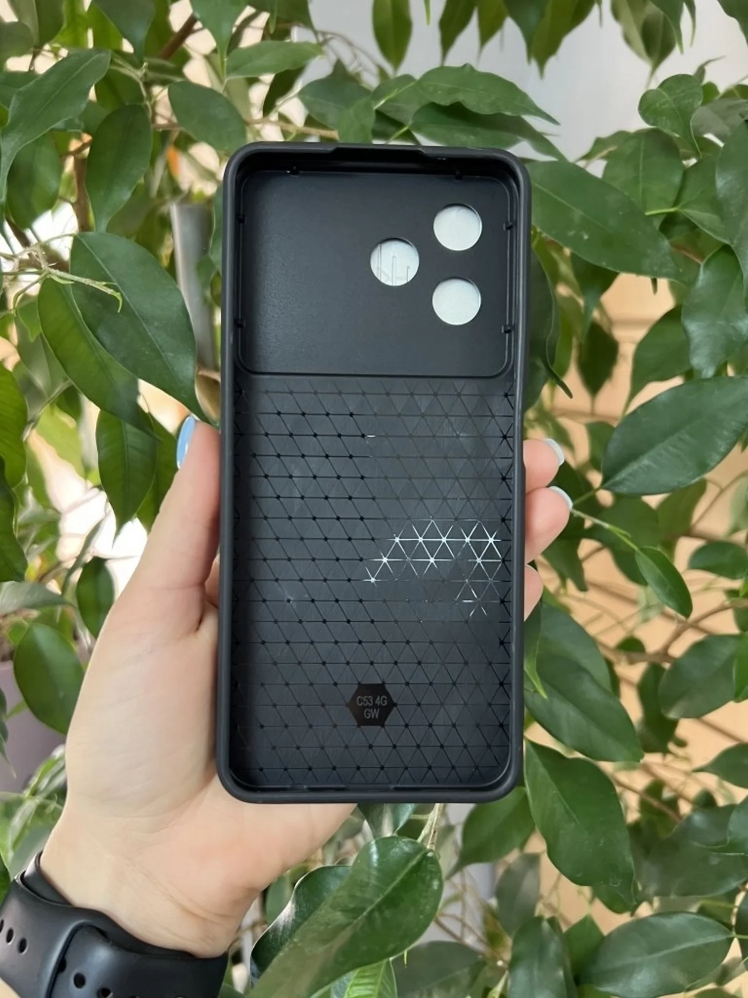 Серебряный чехол противоударный armors для Realme C51 и Realme C53 и Realme Note 50